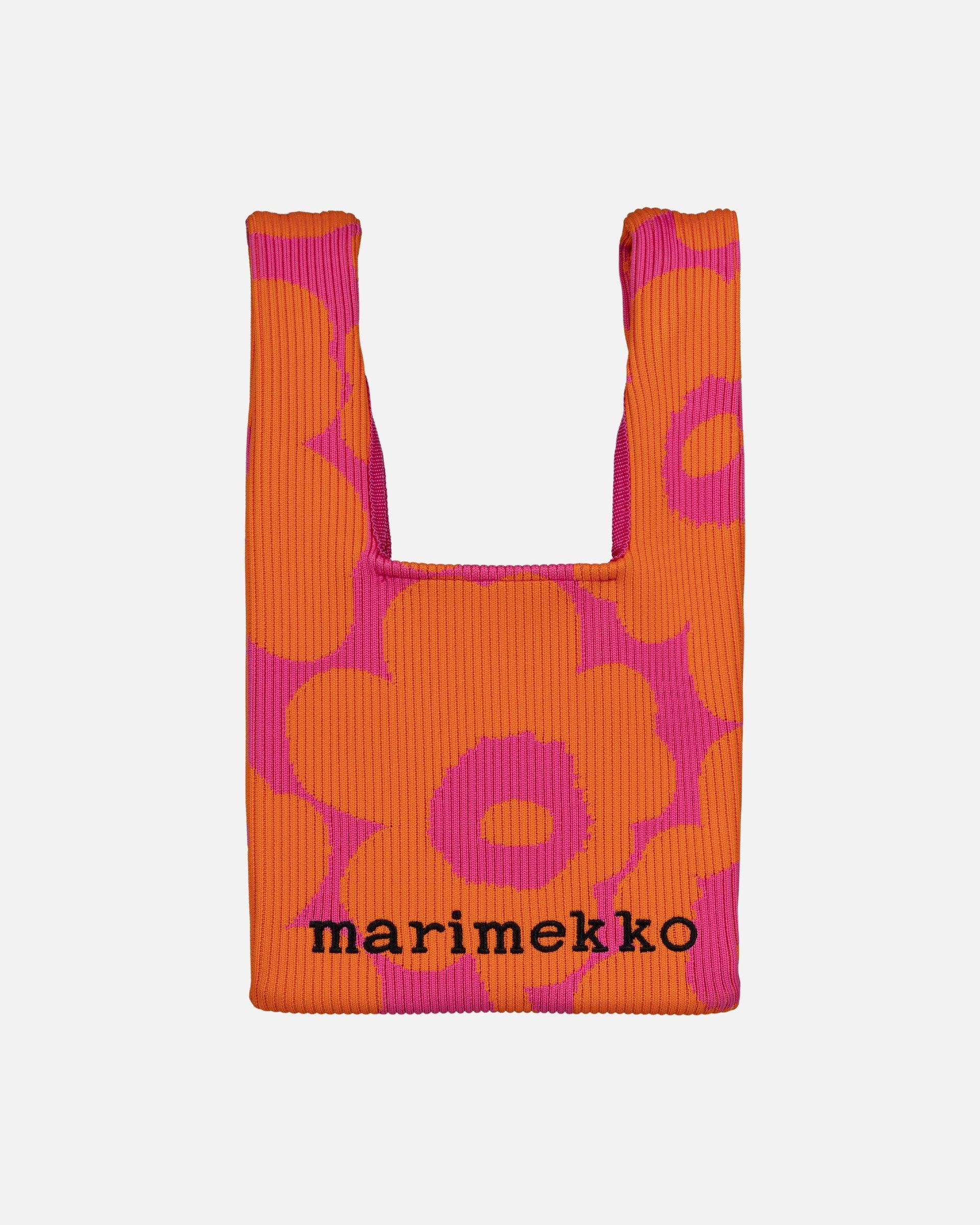 Knitted Mini Tote Unikko Shoulder Bag by MARIMEKKO