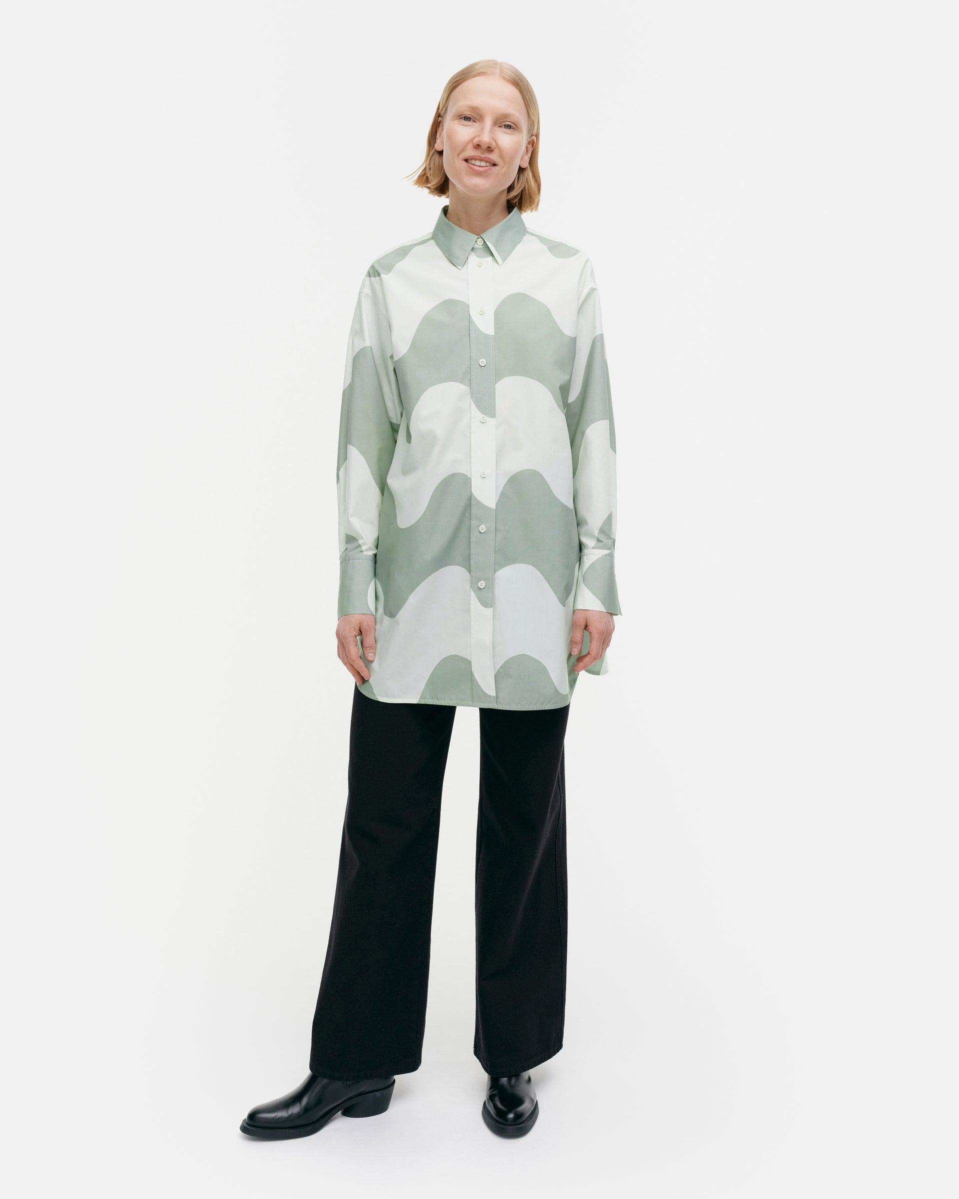 Lokki Nila Cotton Poplin Long Sleeve Shirt 85cm by MARIMEKKO