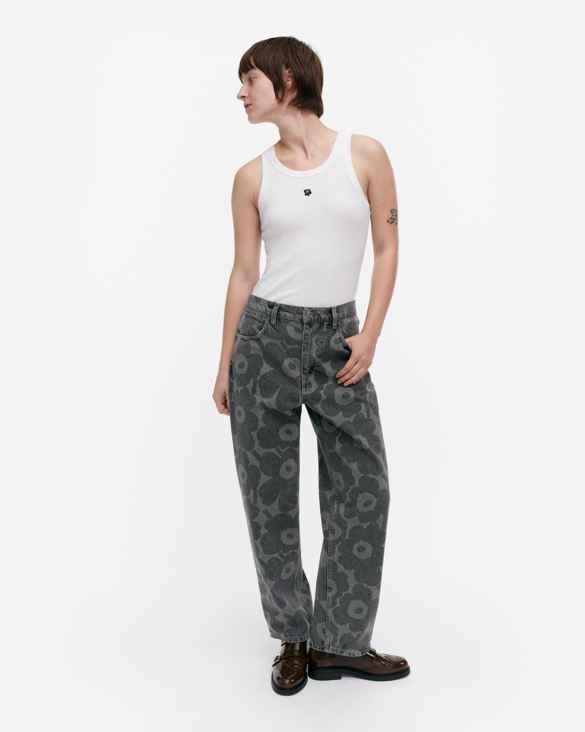 Maridenim Barrel Unikko Jeans by MARIMEKKO