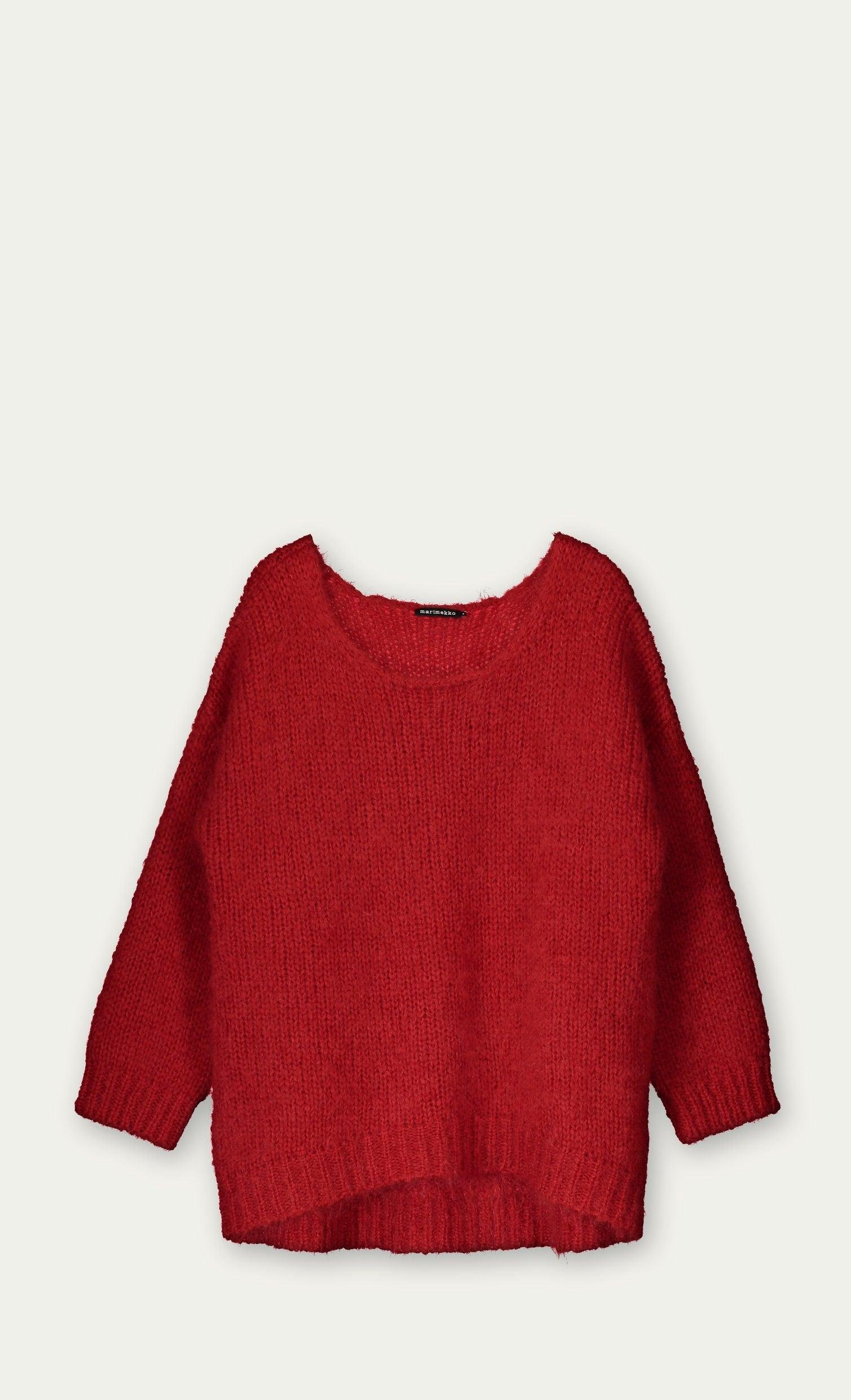 Solid Atelina Mohair Knit Sweater by MARIMEKKO