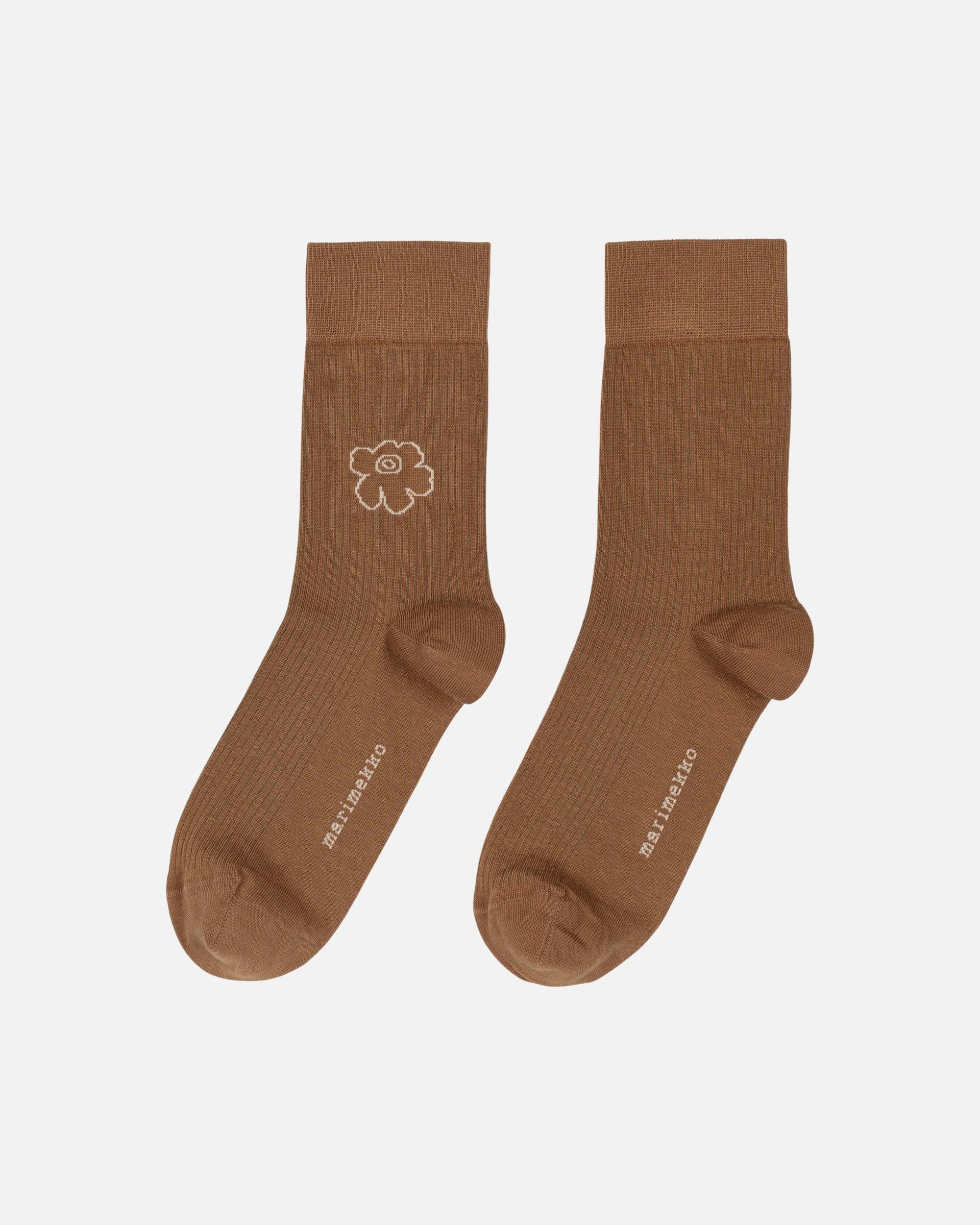 Unikko One Outline Ankle Taipuisa Socks by MARIMEKKO