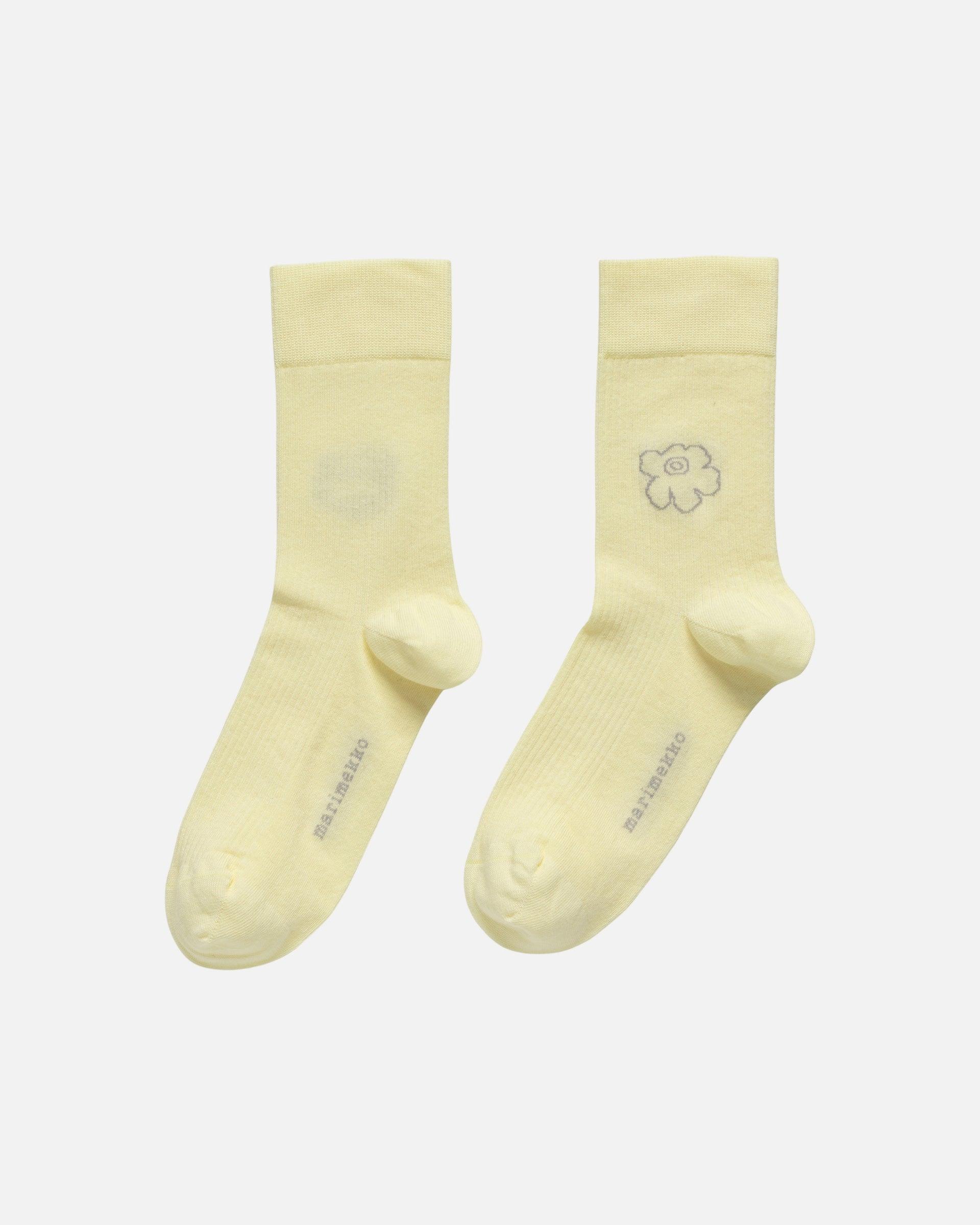 Unikko One Outline Ankle Taipuisa Socks by MARIMEKKO