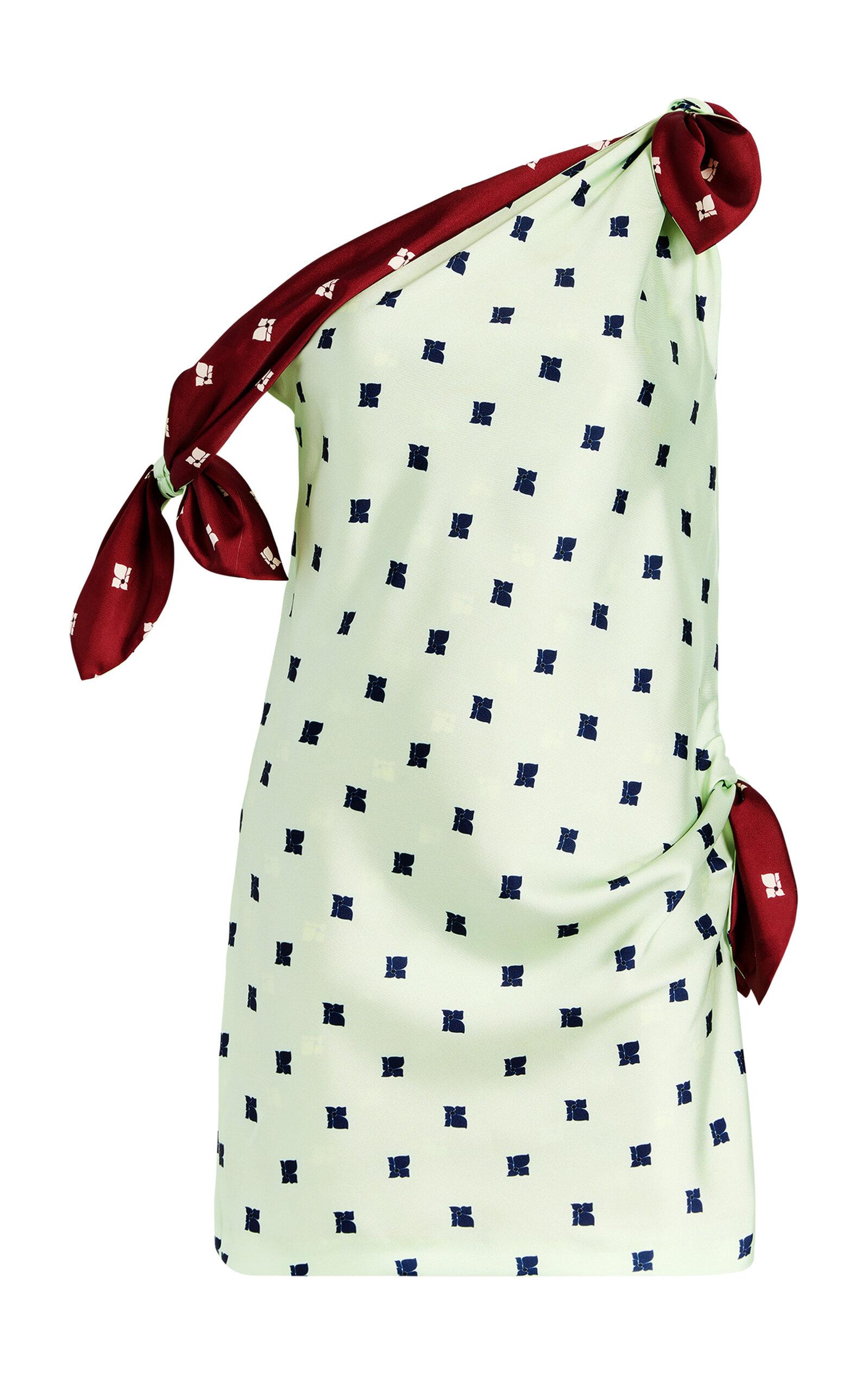 Marina Moscone Tabard Tie Mini Dress - Moda Operandi by MARINA MOSCONE