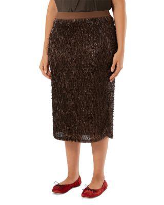 Mrnattore Cocoa Skirt by MARINA RINALDI
