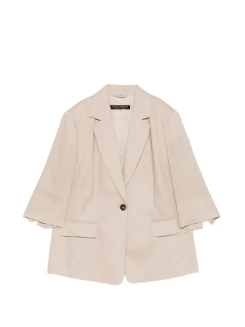 Mrnsabadel buttoned blazer by MARINA RINALDI