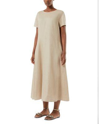 Mrsazzurro Linen Dress by MARINA RINALDI