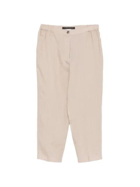 elasticated-waistband trousers by MARINA RINALDI