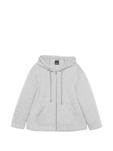 embellished hoodied jacket by MARINA RINALDI
