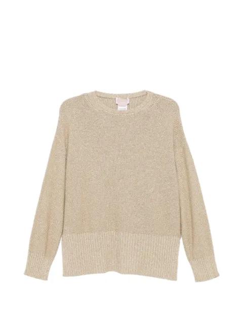 knitted crew-neck sweater by MARINA RINALDI