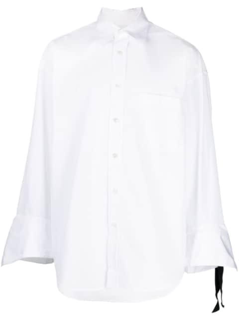 oversized string shirt by MARINA YEE