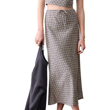 Avery Hemp Midi Skirt by MARINE LAYER