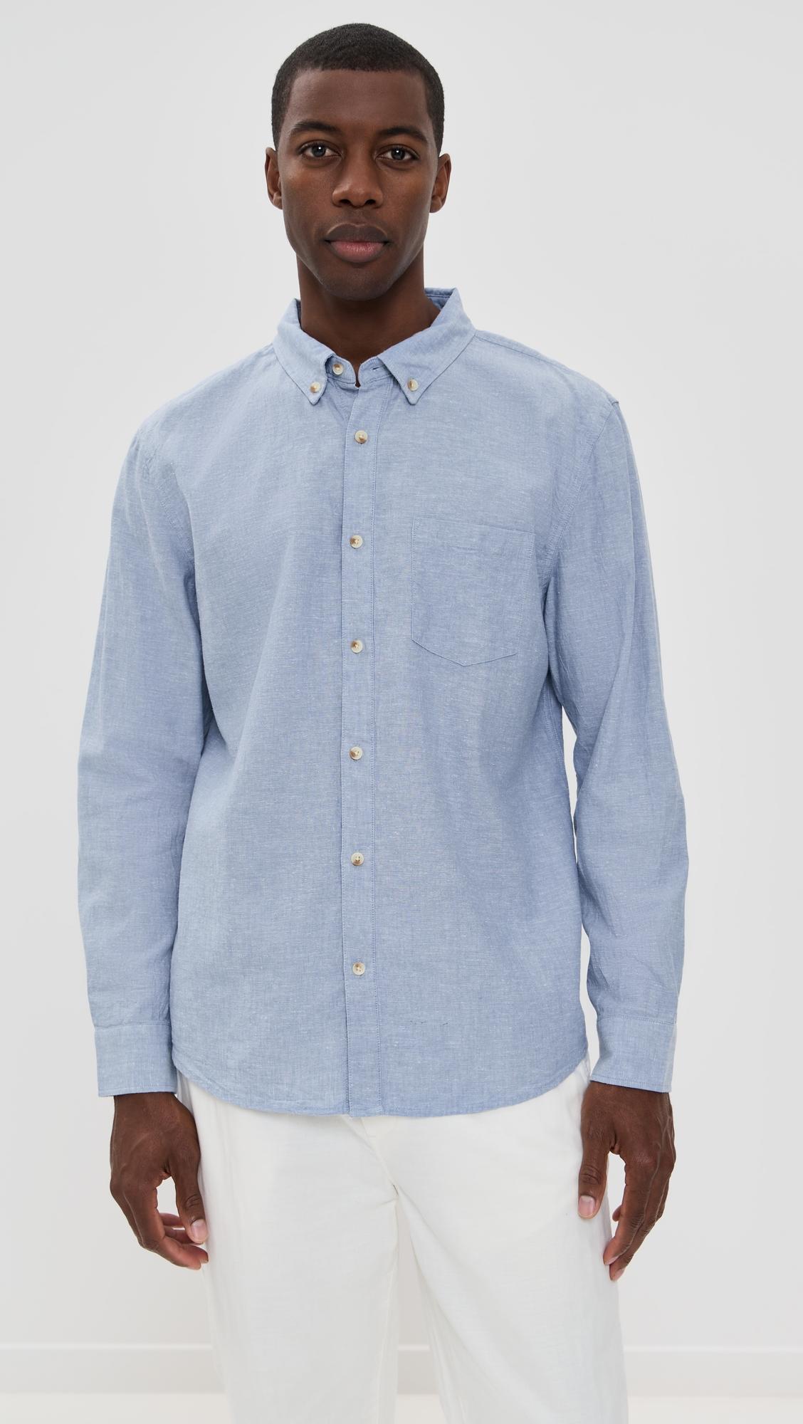Better-Than-Linen Shirt by MARINE LAYER