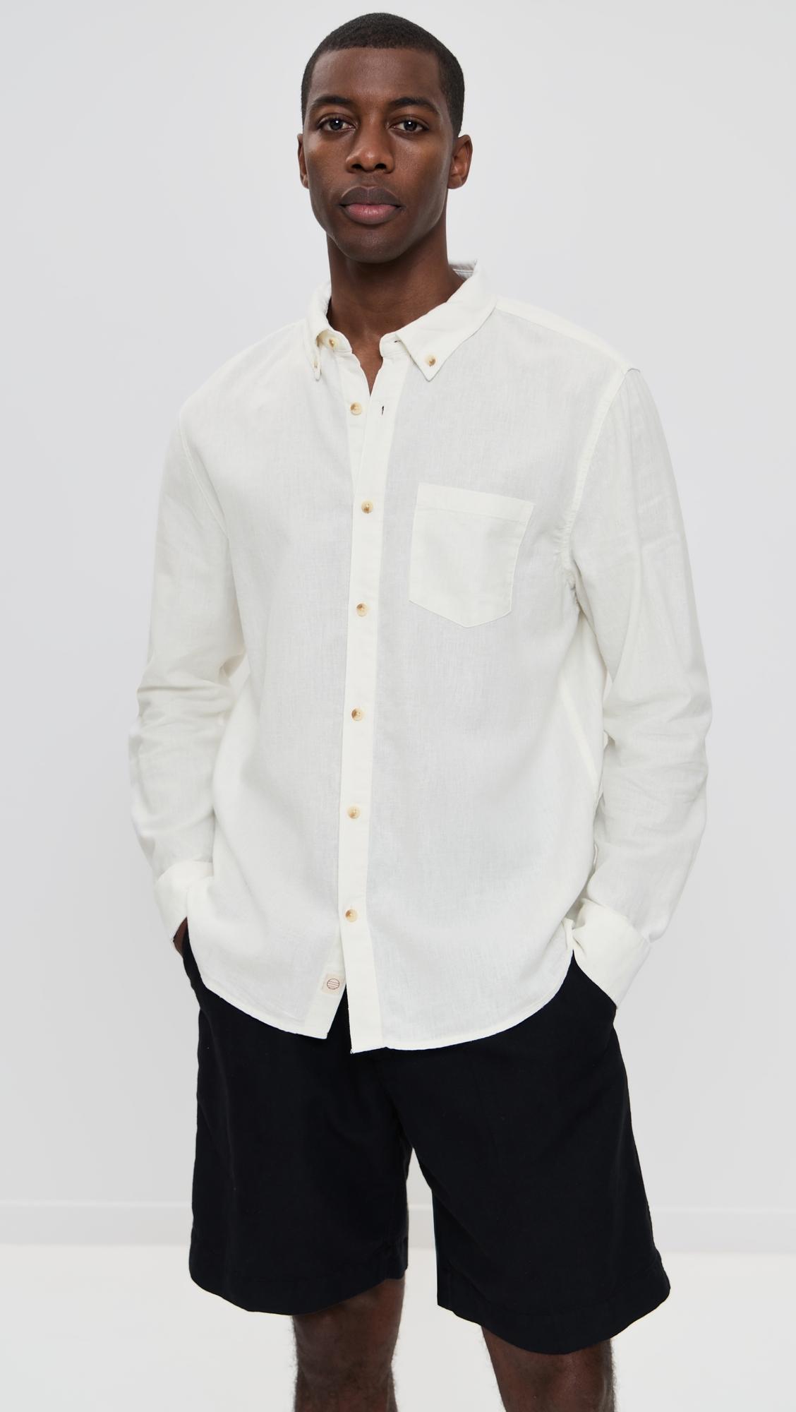 Better-Than-Linen Shirt by MARINE LAYER