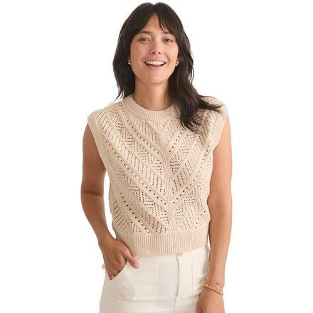 Brooke Textured Vest by MARINE LAYER