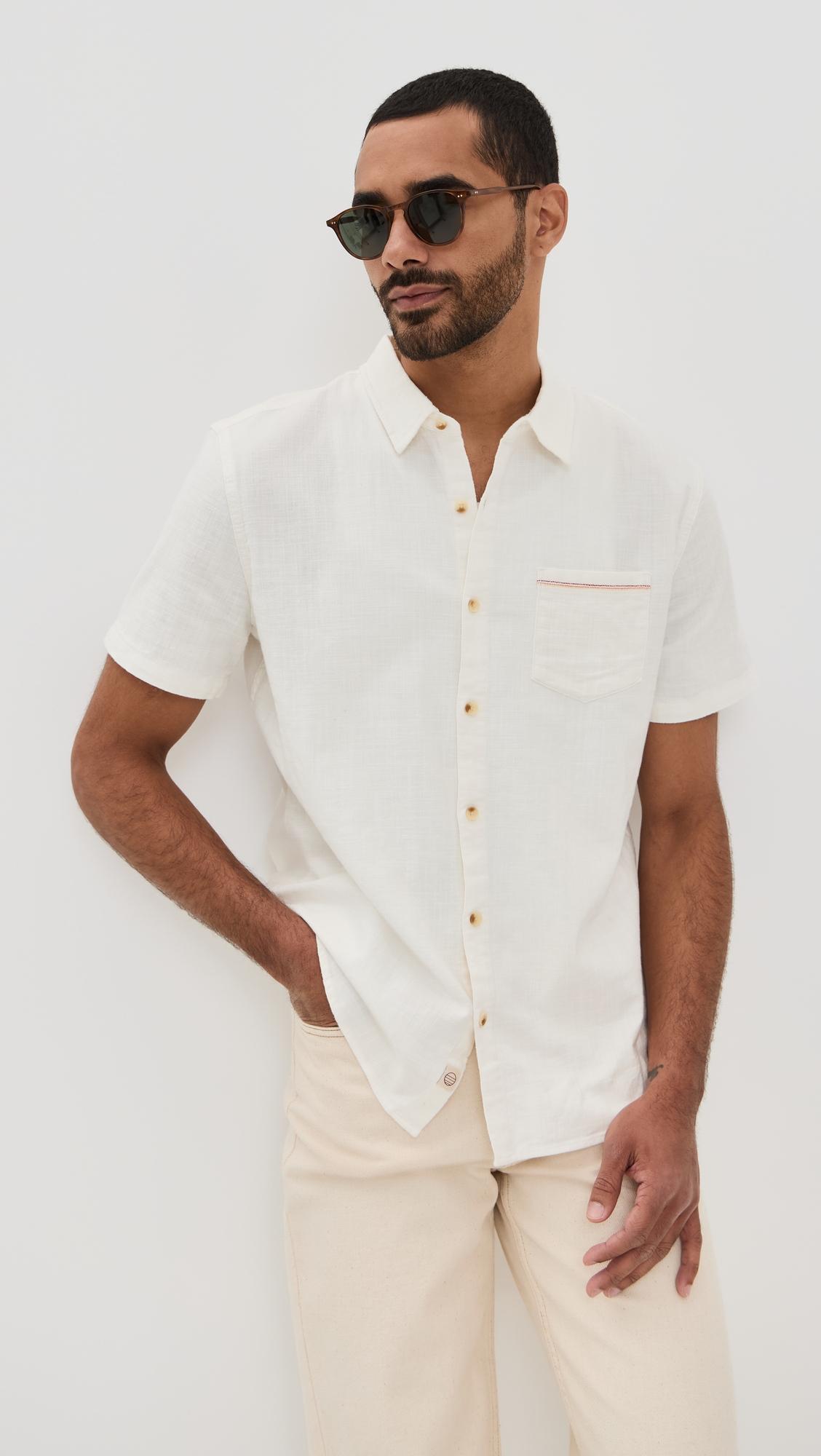Classic Stretch Selvage Shirt by MARINE LAYER