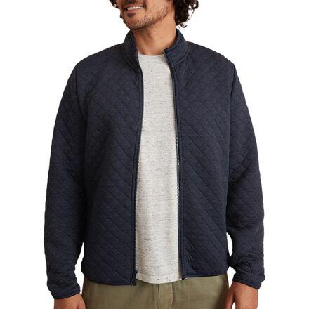 Corbet Diamond Quilt Full Zip Jacket by MARINE LAYER