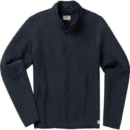 Corbet Diamond Quilt Pullover by MARINE LAYER
