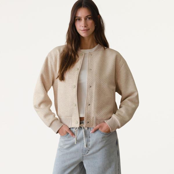 Corbet Quilted Bomber Jacket by MARINE LAYER