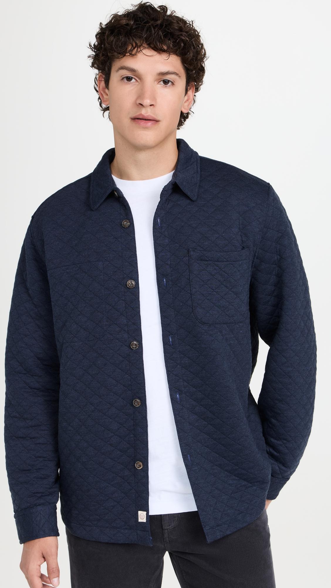 Corbet Quilted Overshirt by MARINE LAYER