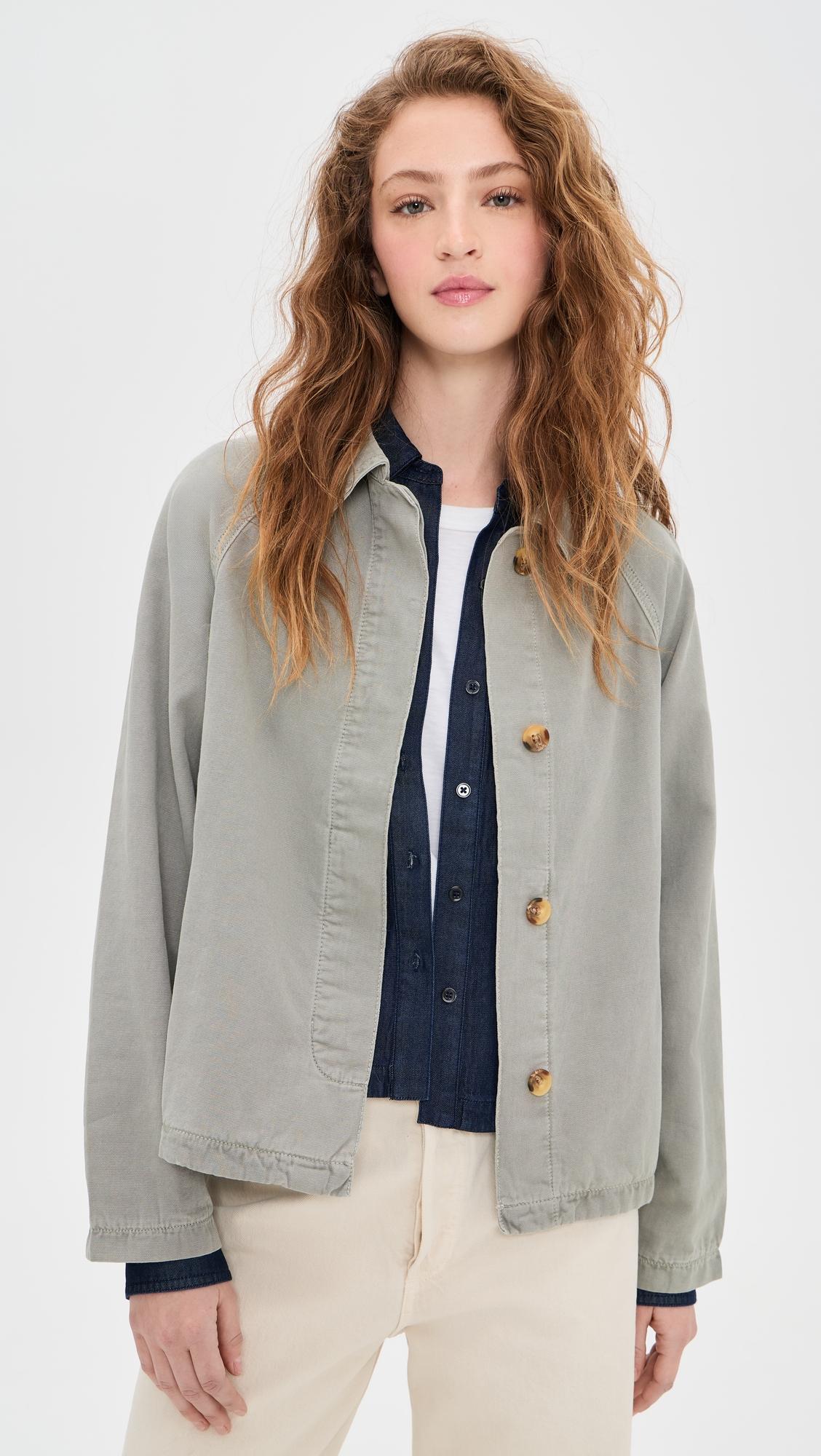Crop Trench Coat by MARINE LAYER