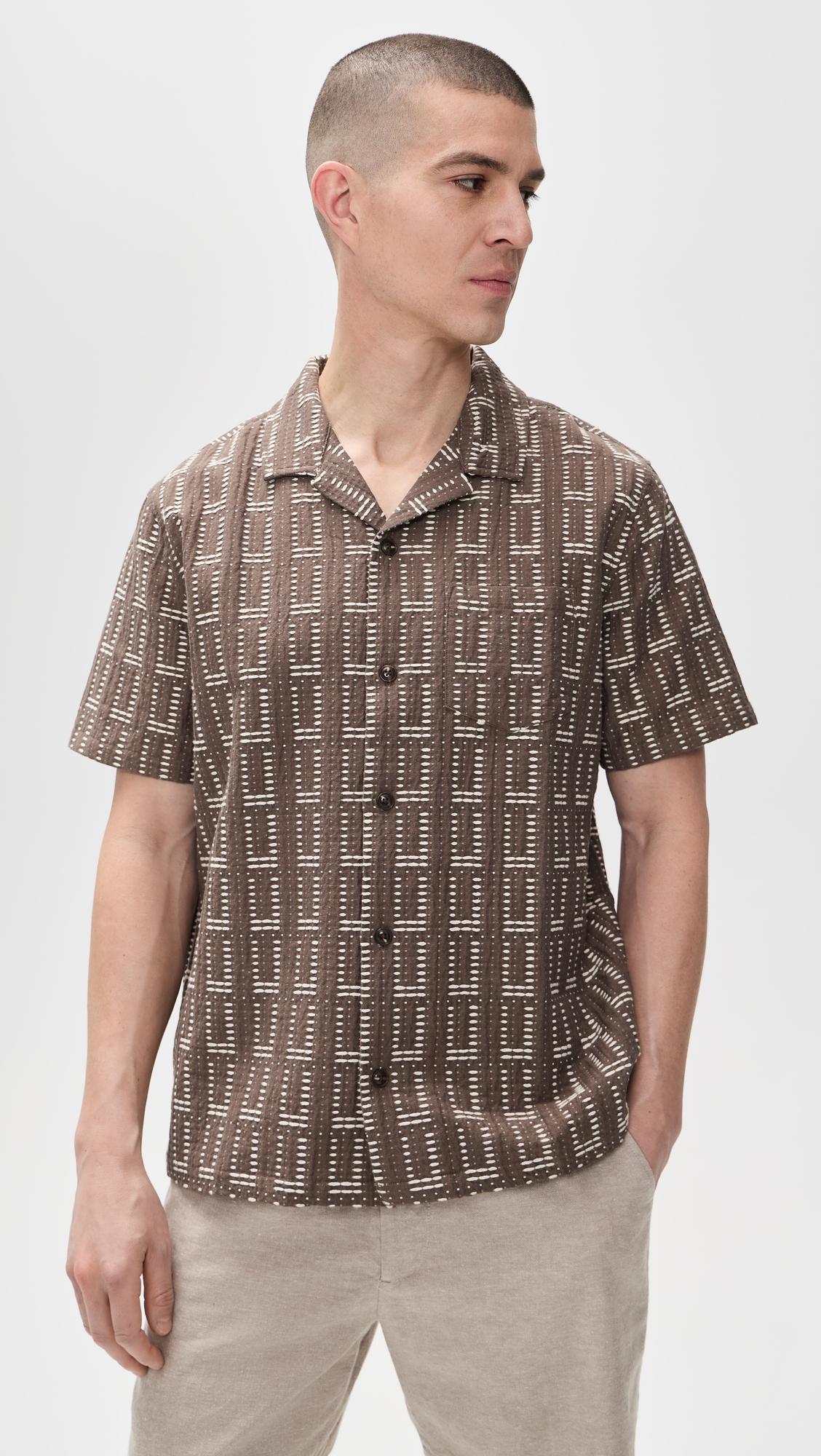Dobby Resort Shirt by MARINE LAYER