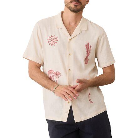 Embroidered Resort Shirt by MARINE LAYER