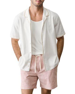 Embroidered Resort Shirt by MARINE LAYER