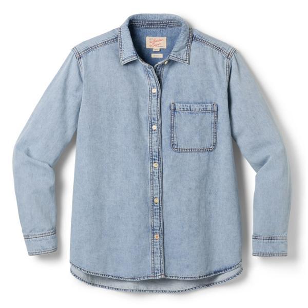Jane Relaxed Denim Shirt by MARINE LAYER