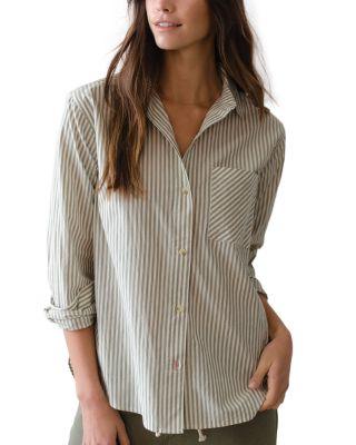 Jane Relaxed Shirt in Cali Poplin by MARINE LAYER