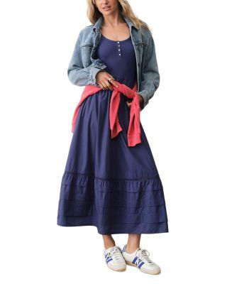 Lexi Rib Split Dress by MARINE LAYER
