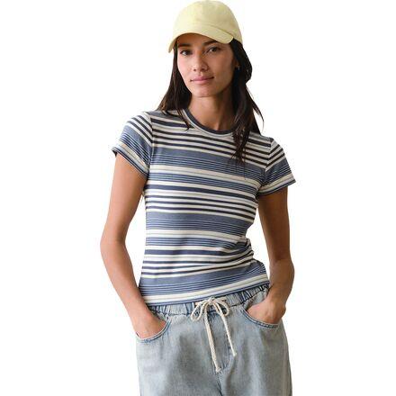 Lexi Rib Sun-In Crew T-Shirt by MARINE LAYER