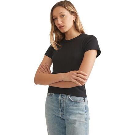 Lexi Rib Sun-In Crew T-Shirt by MARINE LAYER