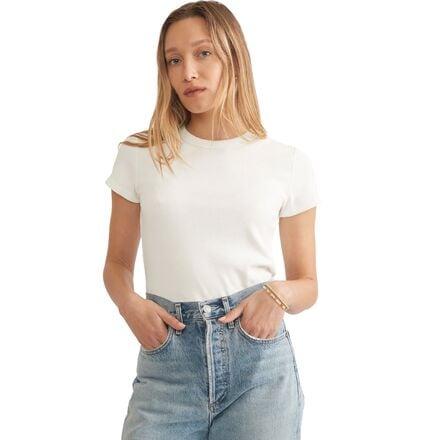 Lexi Rib Sun-In Crew T-Shirt by MARINE LAYER