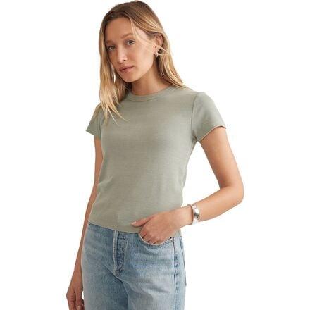 Lexi Rib Sun-In Crew T-Shirt by MARINE LAYER