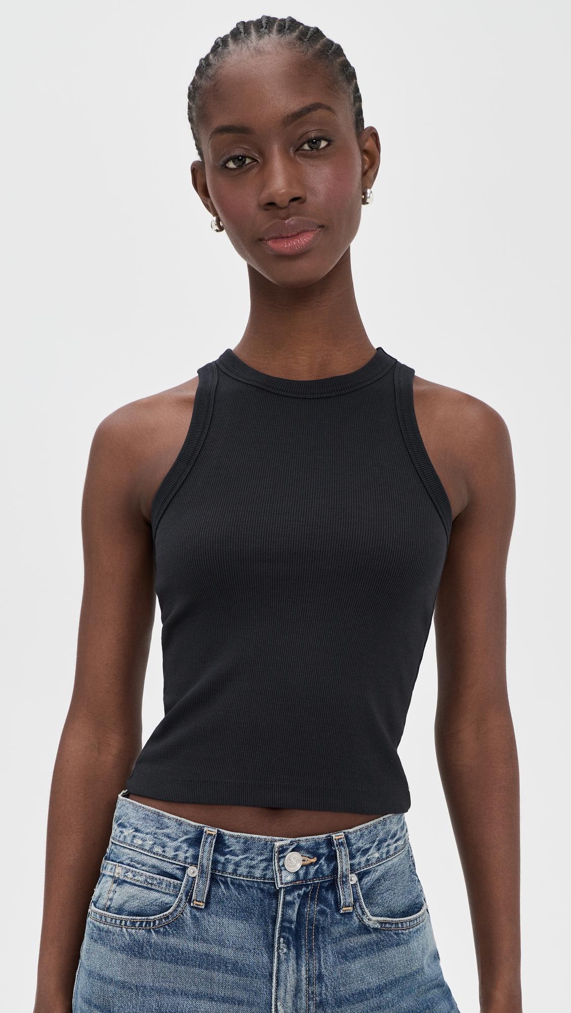 Lexi Rib Sun In Crop Tank by MARINE LAYER
