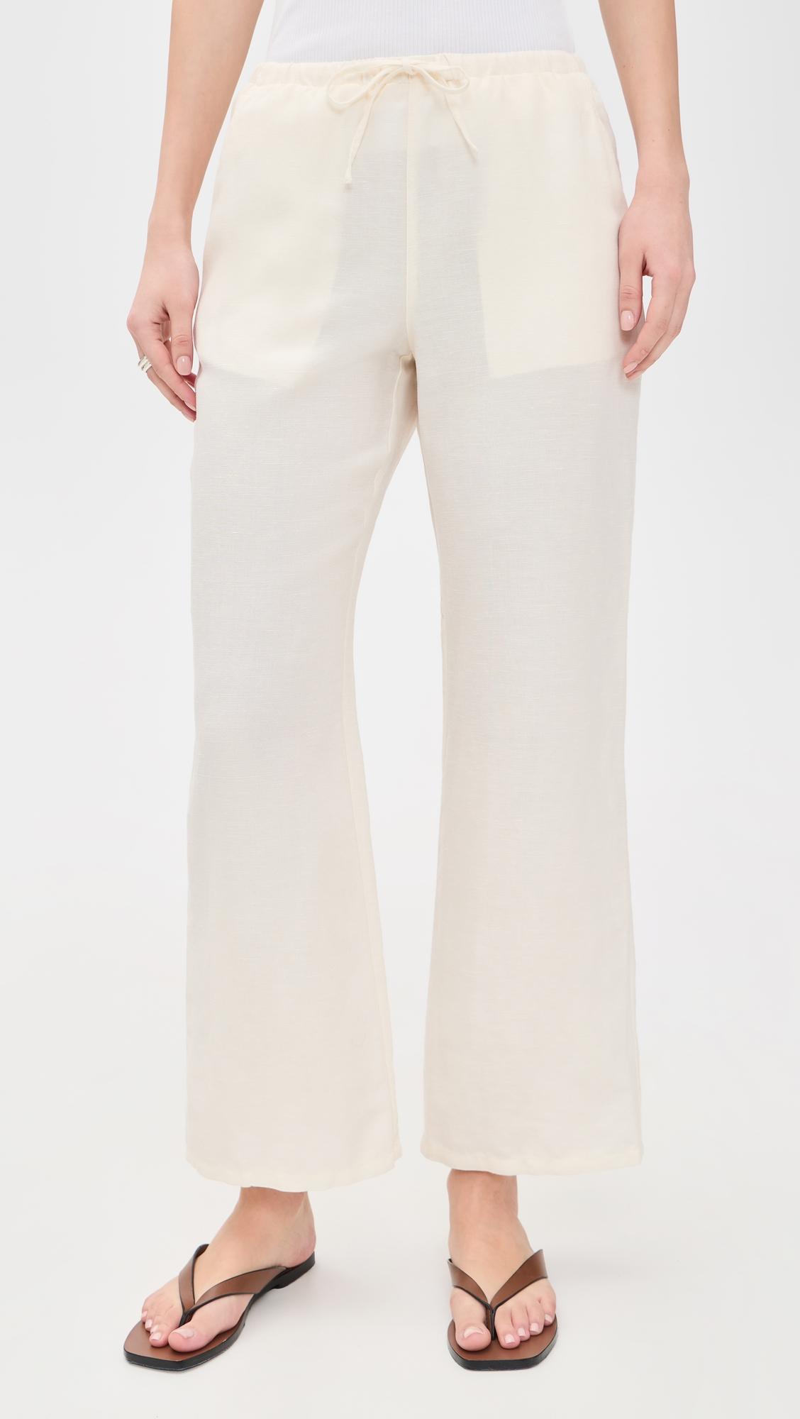 Linen Drawstring Pants by MARINE LAYER
