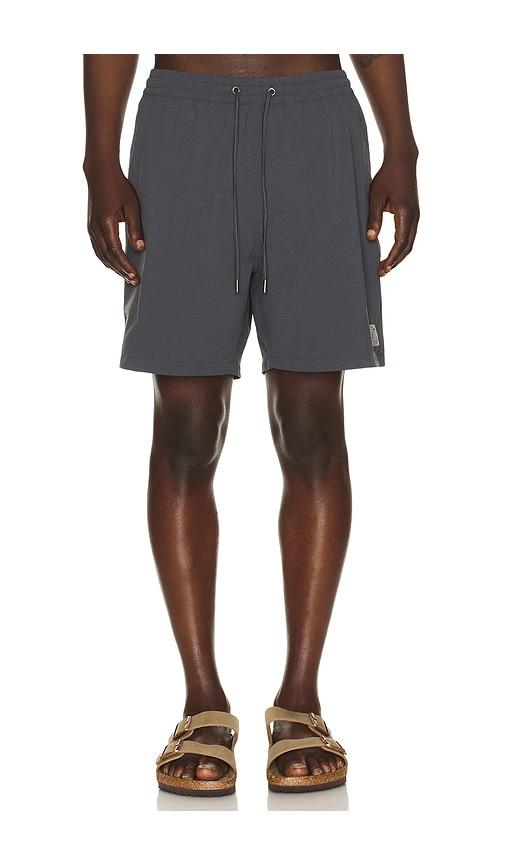 Marine Layer 6 Lined Sport & Swim Short in Charcoal by MARINE LAYER