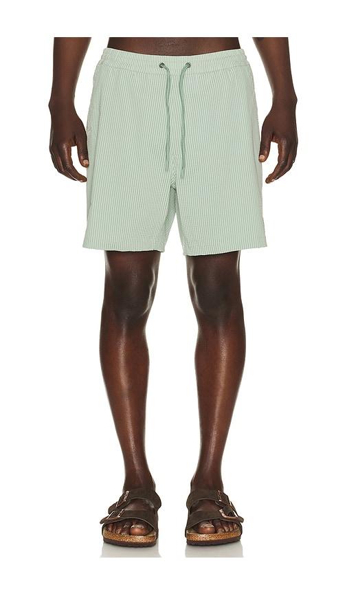 Marine Layer 6 Lined Sport & Swim Short in Green by MARINE LAYER