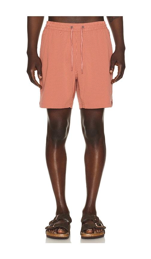 Marine Layer 6 Lined Sport & Swim Short in Red by MARINE LAYER