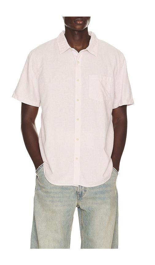 Marine Layer Better Than Linen Shirt in Purple by MARINE LAYER