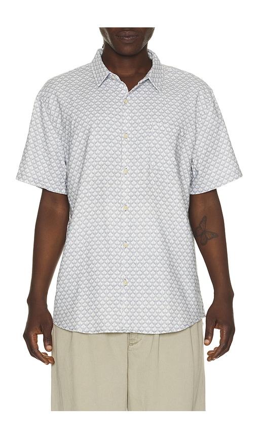 Marine Layer Classic Stretch Selvage Shirt in Blue by MARINE LAYER