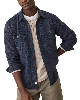 Pacifica Stretch Twill Overshirt by MARINE LAYER