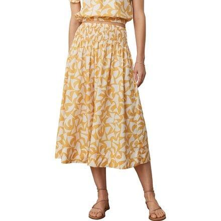 Poplin Corinne Print Skirt by MARINE LAYER