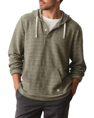 Portola Beach Stripe Drawstring Hoodie by MARINE LAYER