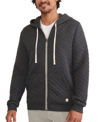 Quilted Zip Hoodie by MARINE LAYER
