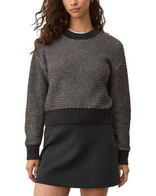 Robin Textured Crewneck Sweater by MARINE LAYER
