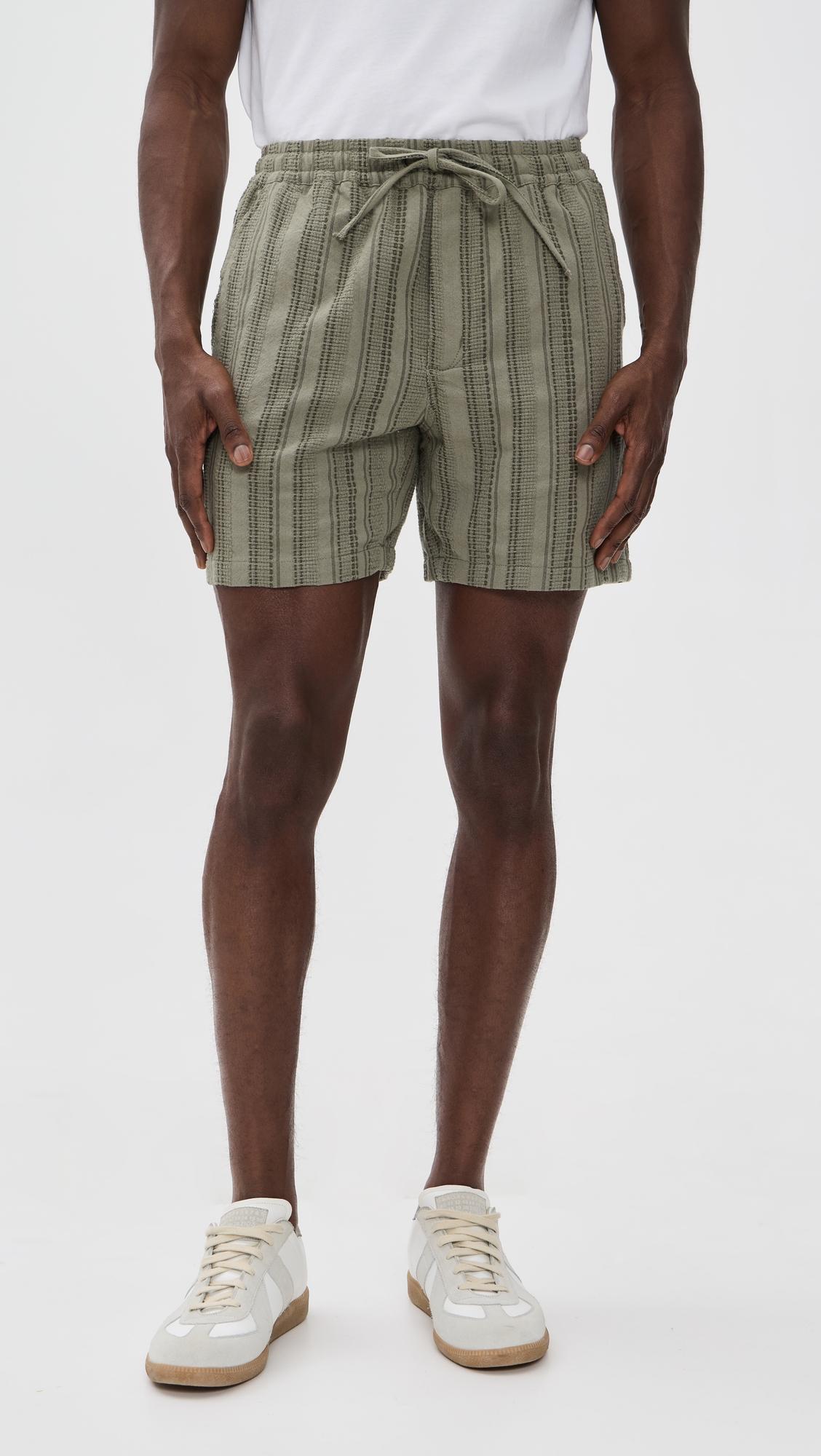 Saturday Dobby Stripe Short 6" by MARINE LAYER