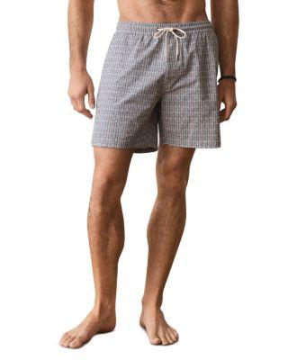 Scale Pattern 5" Swim Shorts by MARINE LAYER