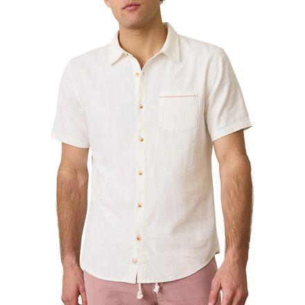 Selvage Stretch Short-Sleeve Shirt by MARINE LAYER