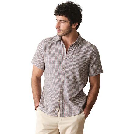 Stretch Selvage Simple Stripe Shirt by MARINE LAYER